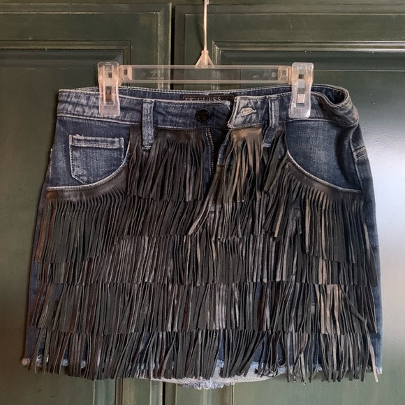 Denim mini skirt - Picture 2 of 7